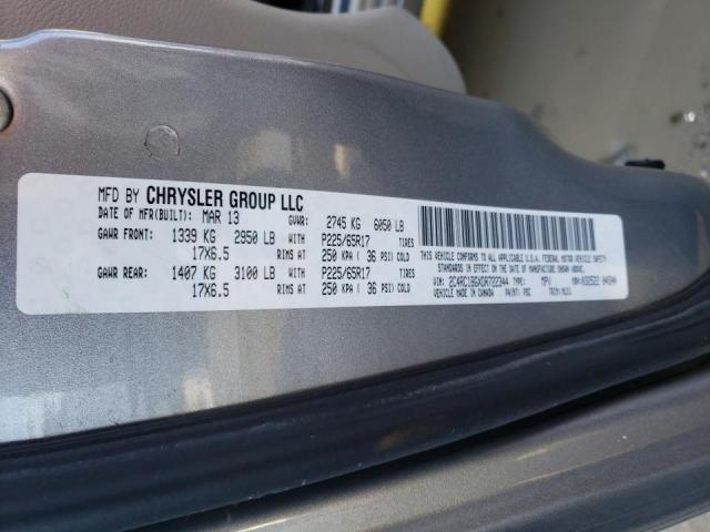 Photo 9 VIN: 2C4RC1BGXDR722344 - CHRYSLER TOWN &AMP COU 