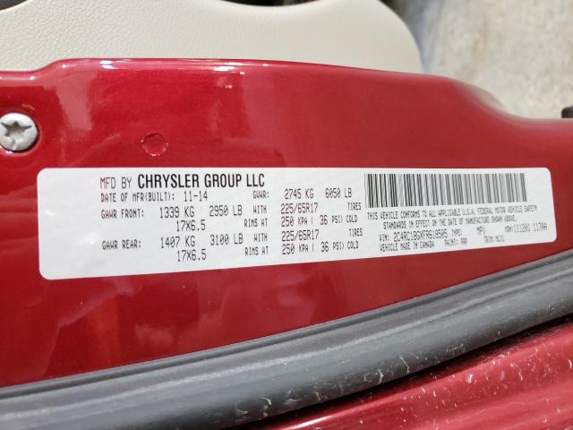 Photo 9 VIN: 2C4RC1BGXFR618505 - CHRYSLER TOWN &AMP COU 