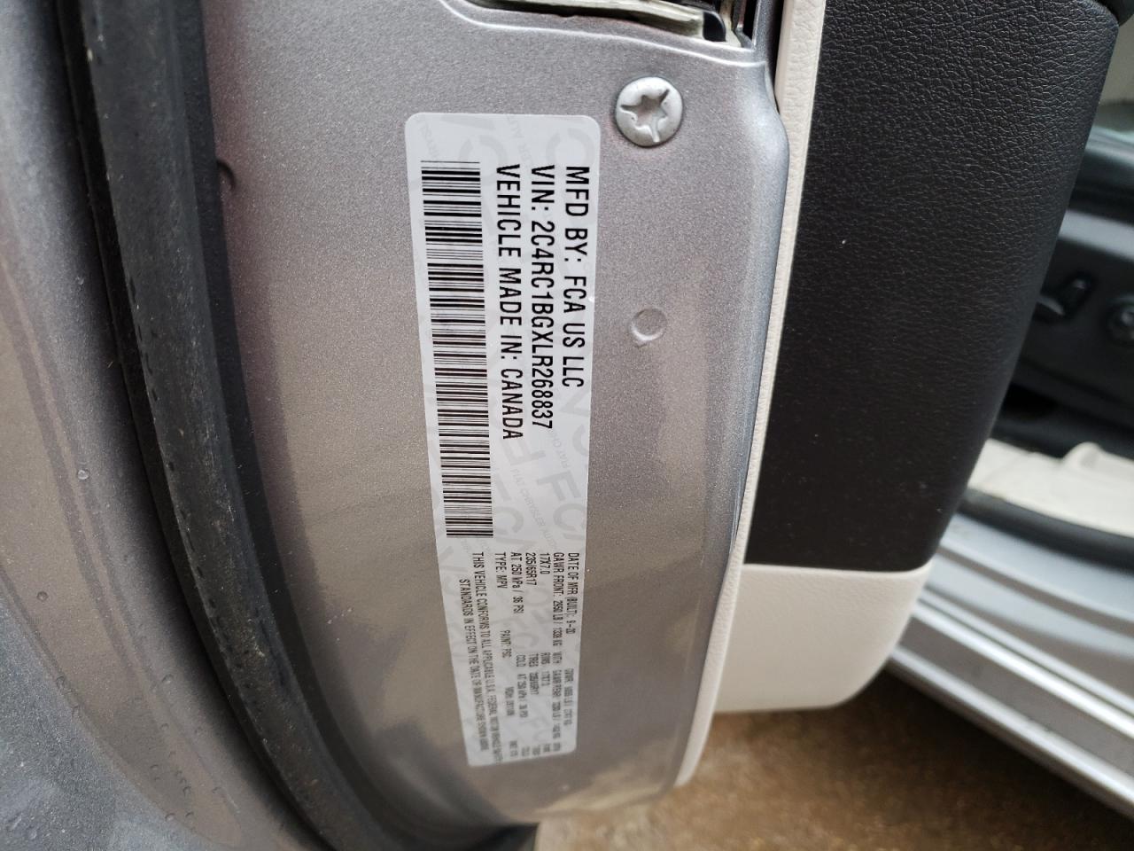 Photo 12 VIN: 2C4RC1BGXLR268837 - CHRYSLER PACIFICA 