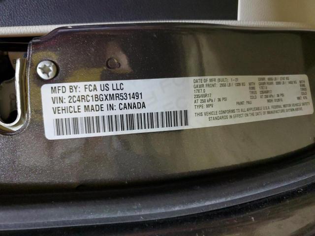 Photo 12 VIN: 2C4RC1BGXMR531491 - CHRYSLER PACIFICA T 