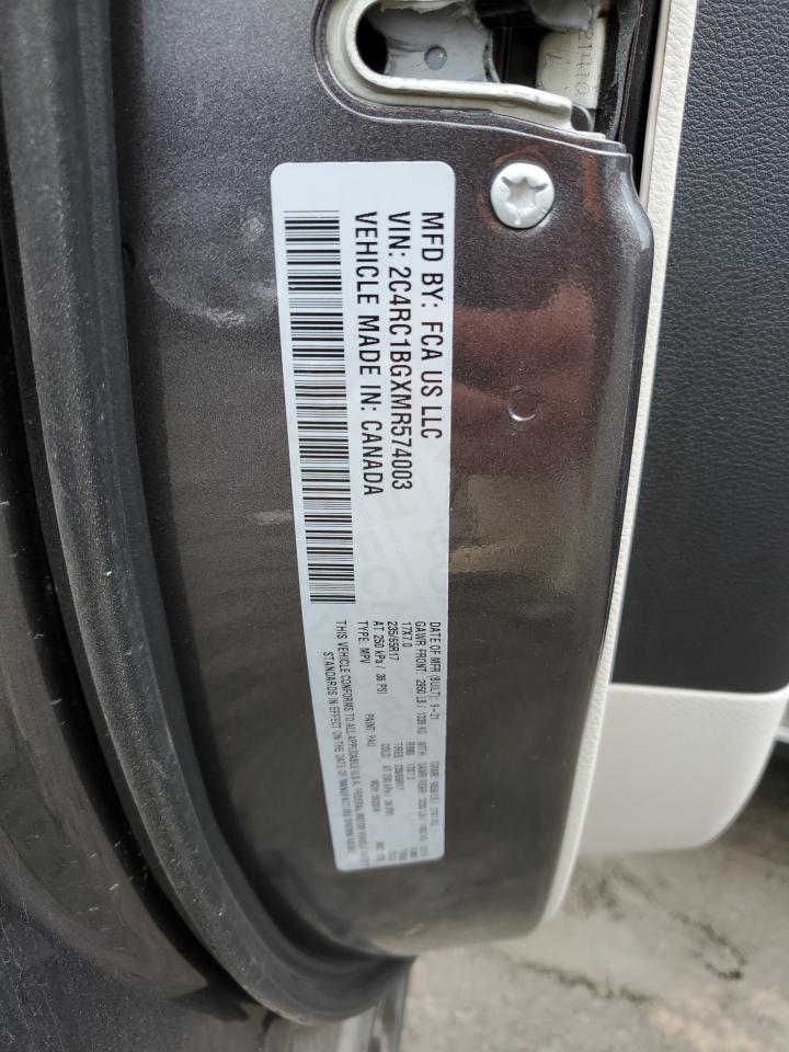 Photo 12 VIN: 2C4RC1BGXMR574003 - CHRYSLER PACIFICA 