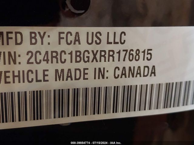 Photo 8 VIN: 2C4RC1BGXRR176815 - CHRYSLER PACIFICA 