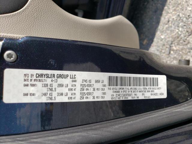 Photo 9 VIN: 2C4RC1CG0DR783071 - CHRYSLER TOWN & COU 