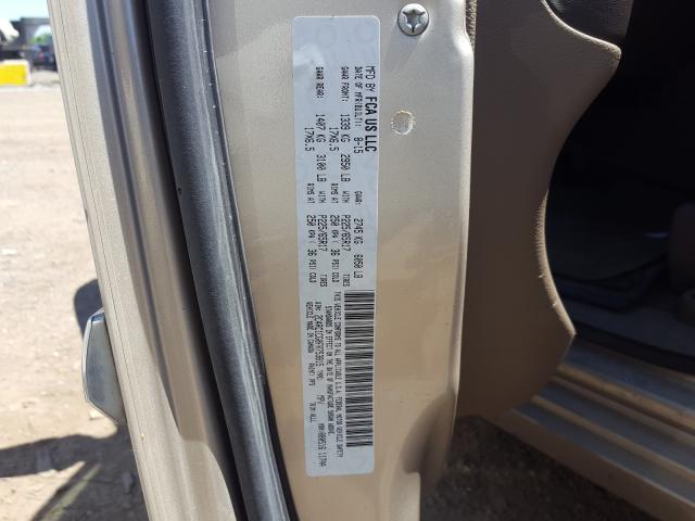 Photo 9 VIN: 2C4RC1CG0FR753815 - CHRYSLER TOWN-COUNTRY 