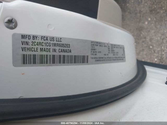 Photo 8 VIN: 2C4RC1CG1MR605203 - CHRYSLER VOYAGER 