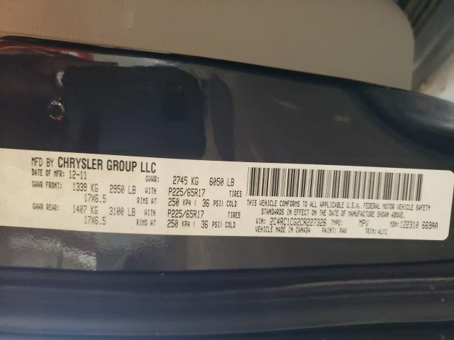 Photo 9 VIN: 2C4RC1CG2CR227326 - CHRYSLER TOWN &AMP COU 