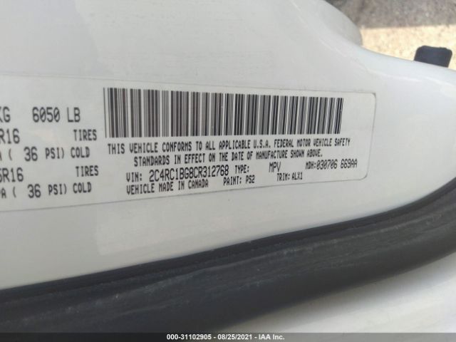 Photo 8 VIN: 2C4RC1CG2GR200200 - CHRYSLER TOWN & COUNTRY 