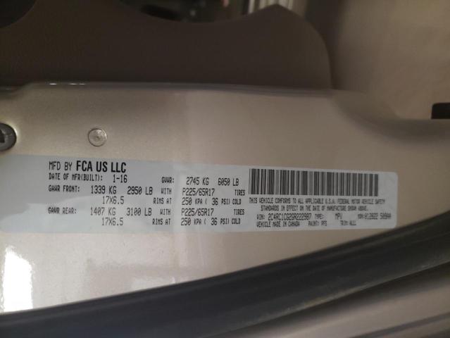 Photo 9 VIN: 2C4RC1CG2GR222987 - CHRYSLER TOWN &AMP COU 