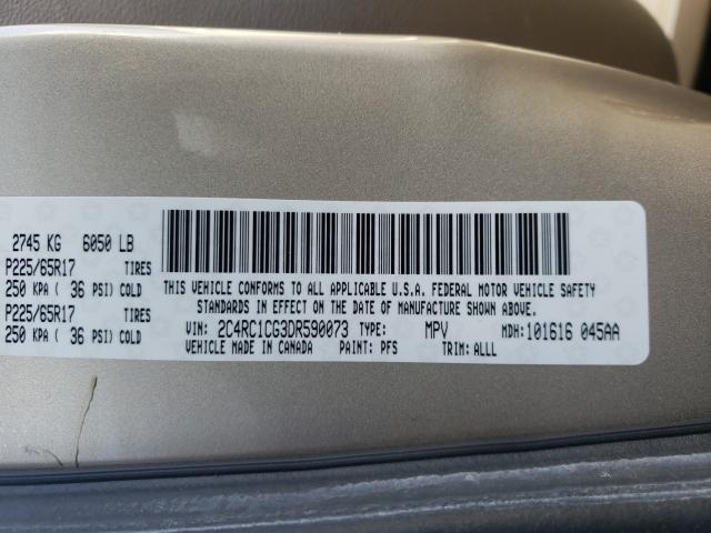 Photo 9 VIN: 2C4RC1CG3DR590073 - CHRYSLER TOWN &AMP COU 