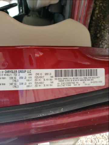 Photo 9 VIN: 2C4RC1CG3DR677438 - CHRYSLER TOWN AND C 