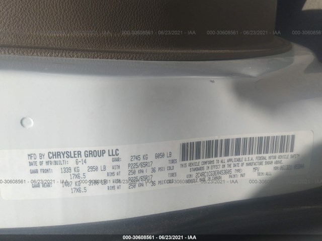 Photo 8 VIN: 2C4RC1CG3ER453605 - CHRYSLER TOWN & COUNTRY 