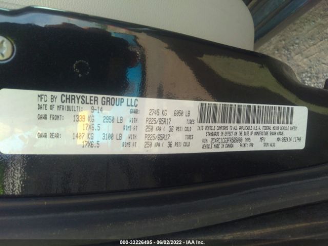 Photo 8 VIN: 2C4RC1CG3FR565080 - CHRYSLER TOWN & COUNTRY 