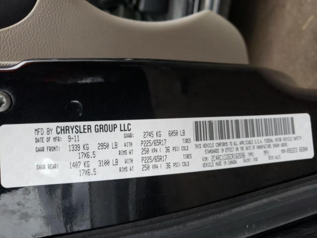 Photo 9 VIN: 2C4RC1CG5CR162696 - CHRYSLER TOWN &AMP COU 