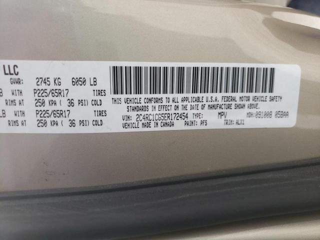 Photo 9 VIN: 2C4RC1CG5ER172454 - CHRYSLER TOWN &AMP COU 