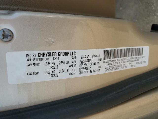 Photo 9 VIN: 2C4RC1CG5ER461401 - CHRYSLER TOWN & COU 