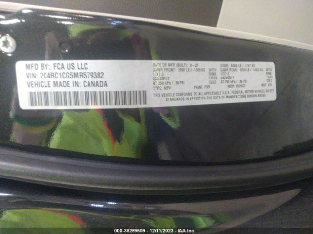 Photo 8 VIN: 2C4RC1CG5MR579382 - CHRYSLER VOYAGER 