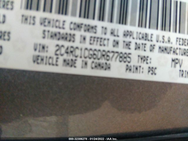 Photo 8 VIN: 2C4RC1CG6DR677885 - CHRYSLER TOWN & COUNTRY 