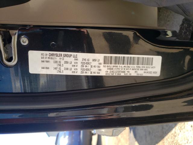 Photo 9 VIN: 2C4RC1CG7DR734806 - CHRYSLER TOWN &AMP COU 