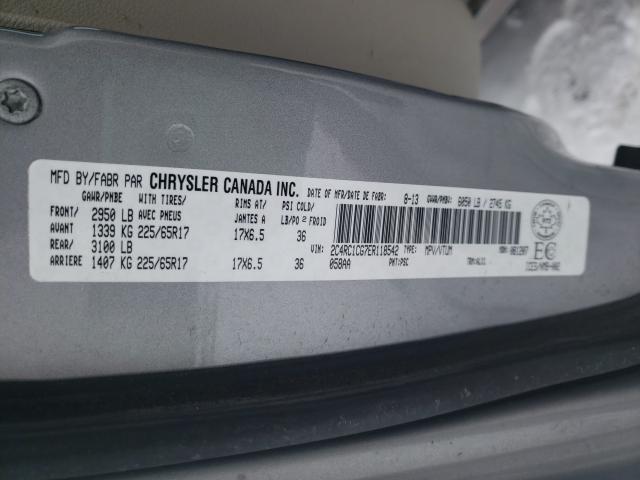 Photo 9 VIN: 2C4RC1CG7ER118542 - CHRYSLER TOWN &AMP COU 