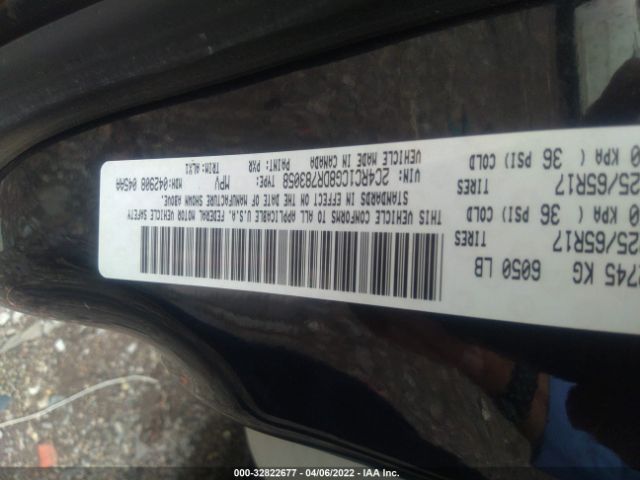 Photo 8 VIN: 2C4RC1CG8DR783058 - CHRYSLER TOWN & COUNTRY 