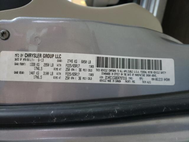 Photo 9 VIN: 2C4RC1CG8DR797316 - CHRYSLER TOWN & COU 