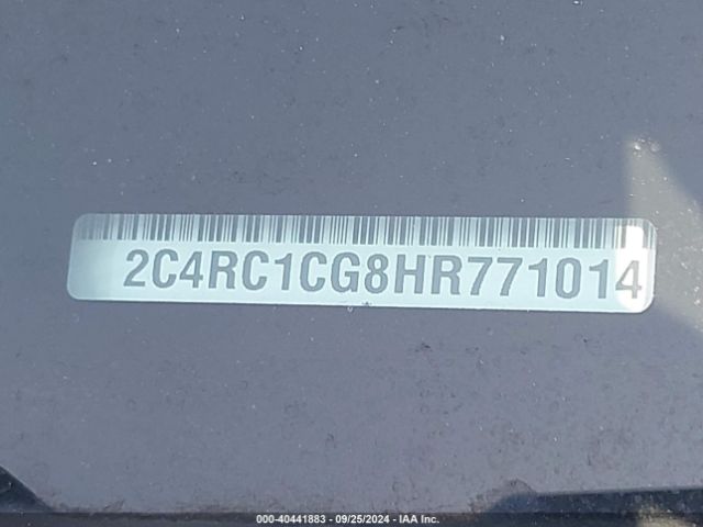 Photo 8 VIN: 2C4RC1CG8HR771014 - CHRYSLER PACIFICA 