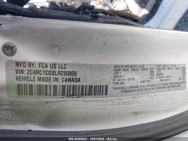 Photo 8 VIN: 2C4RC1CG8LR280855 - CHRYSLER VOYAGER 