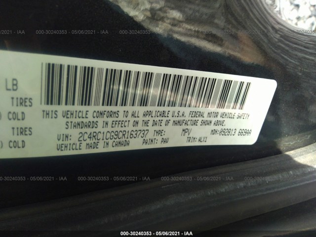 Photo 8 VIN: 2C4RC1CG9CR163737 - CHRYSLER TOWN & COUNTRY 