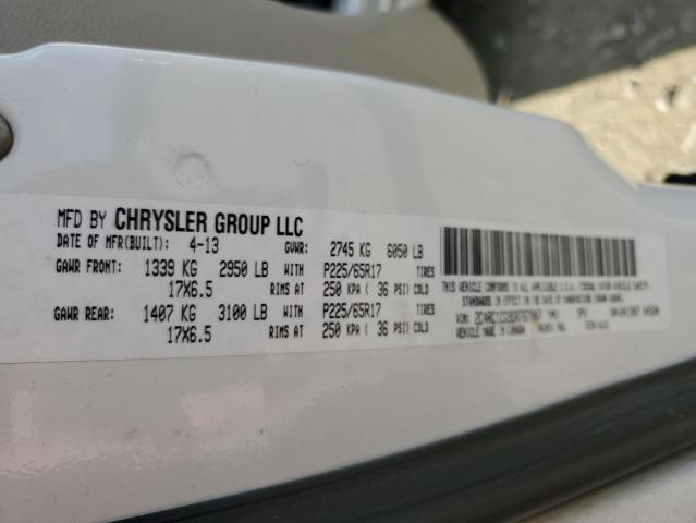 Photo 9 VIN: 2C4RC1CG9DR767807 - CHRYSLER TOWN & COU 