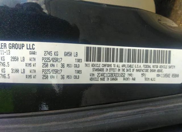 Photo 8 VIN: 2C4RC1CG9ER231652 - CHRYSLER TOWN & COUNTRY 