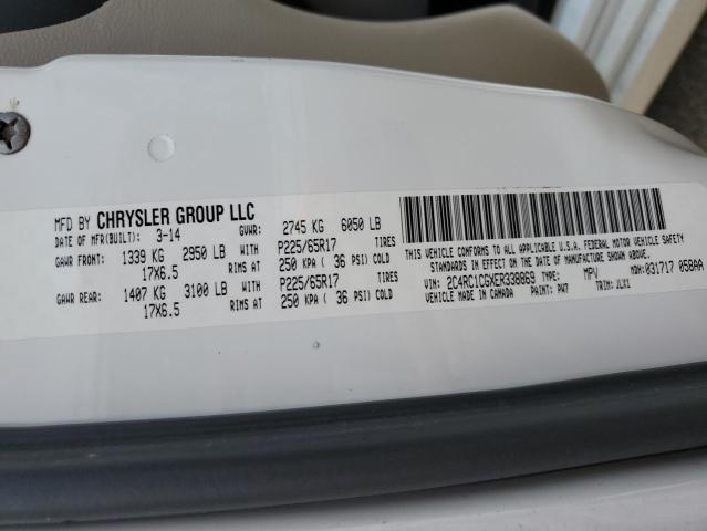 Photo 12 VIN: 2C4RC1CGXER338869 - CHRYSLER TOWN & COU 