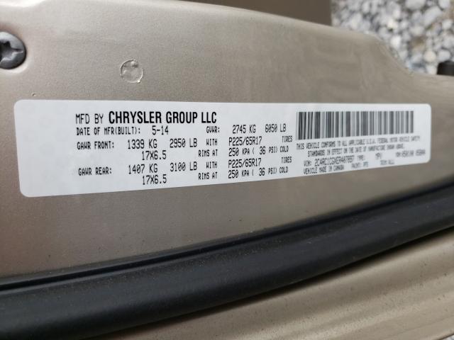 Photo 9 VIN: 2C4RC1CGXER407897 - CHRYSLER TOWN & COU 