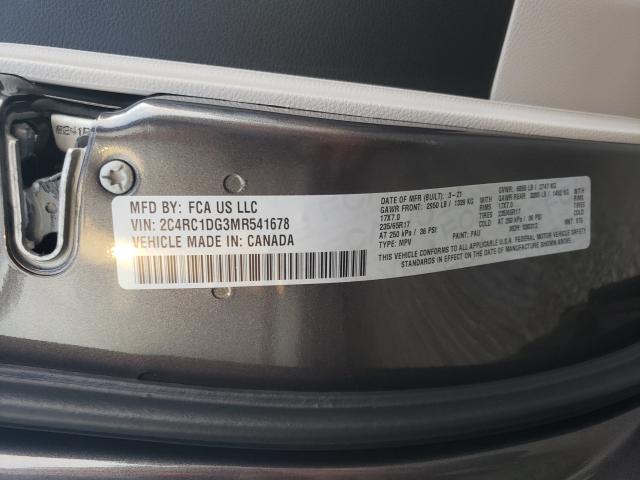 Photo 9 VIN: 2C4RC1DG3MR541678 - CHRYSLER VOYAGER LX 