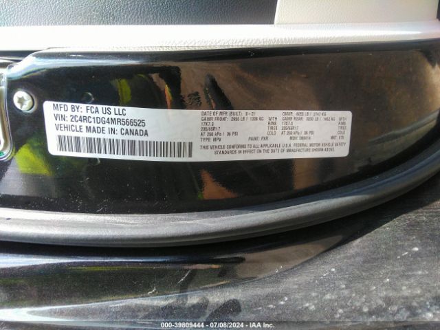 Photo 8 VIN: 2C4RC1DG4MR566525 - CHRYSLER VOYAGER 