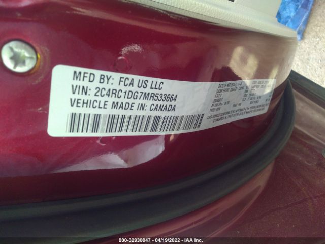 Photo 8 VIN: 2C4RC1DG7MR533664 - CHRYSLER VOYAGER 