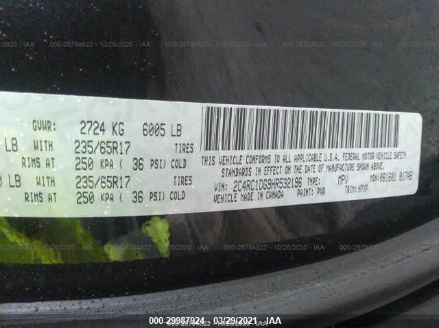 Photo 8 VIN: 2C4RC1DG9HR532196 - CHRYSLER PACIFICA 