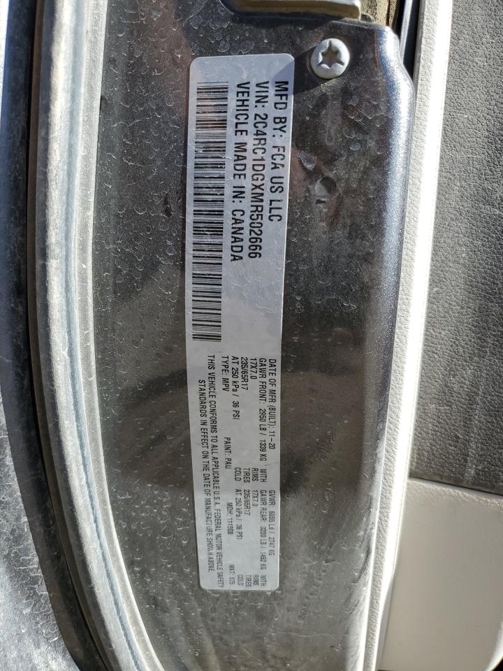 Photo 12 VIN: 2C4RC1DGXMR502666 - CHRYSLER VOYAGER 