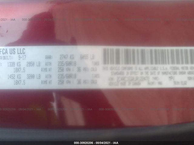 Photo 8 VIN: 2C4RC1EG0JR122472 - CHRYSLER PACIFICA 