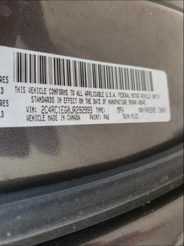 Photo 9 VIN: 2C4RC1EG0JR292993 - CHRYSLER PACIFICA T 