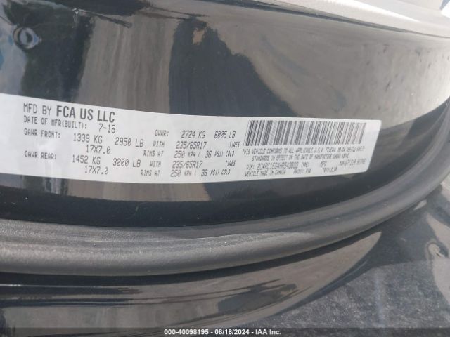 Photo 8 VIN: 2C4RC1EG4HR543833 - CHRYSLER PACIFICA 