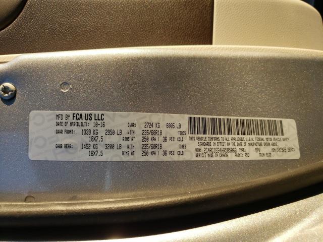 Photo 9 VIN: 2C4RC1EG4HR585063 - CHRYSLER PACIFICA T 