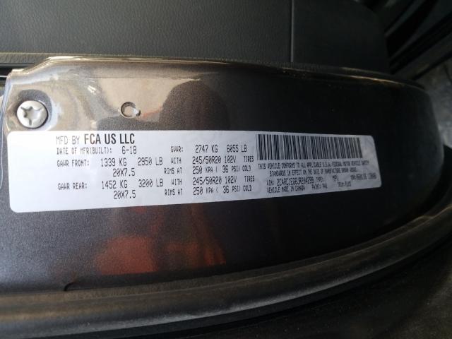 Photo 9 VIN: 2C4RC1EG6JR204299 - CHRYSLER PACIFICA T 