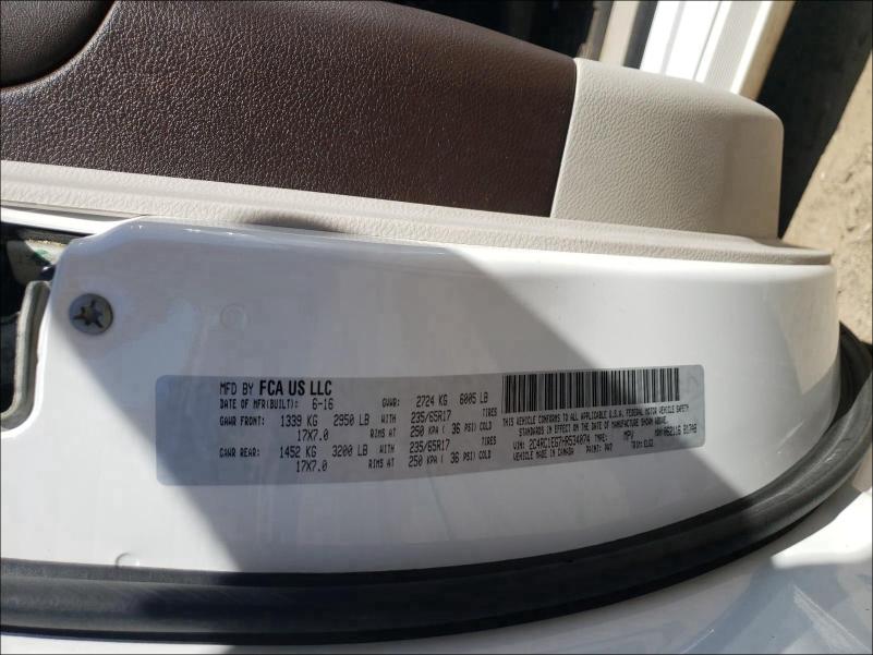 Photo 9 VIN: 2C4RC1EG7HR534074 - CHRYSLER PACIFICA T 