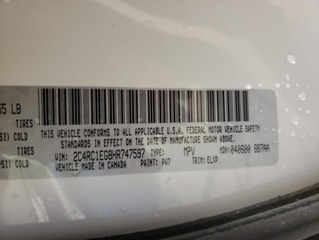 Photo 9 VIN: 2C4RC1EG8HR747597 - CHRYSLER PACIFICA T 