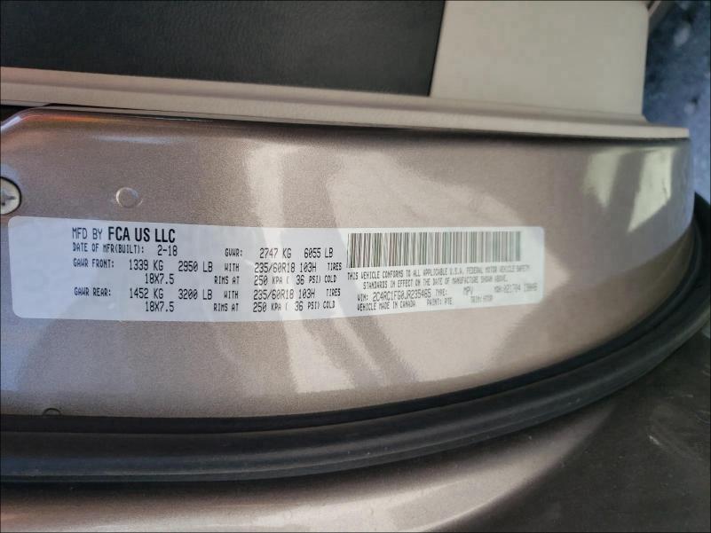 Photo 9 VIN: 2C4RC1FG0JR235465 - CHRYSLER PACIFICA T 