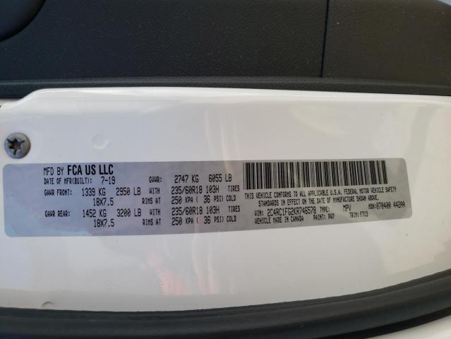 Photo 9 VIN: 2C4RC1FG2KR746578 - CHRYSLER PACIFICA T 