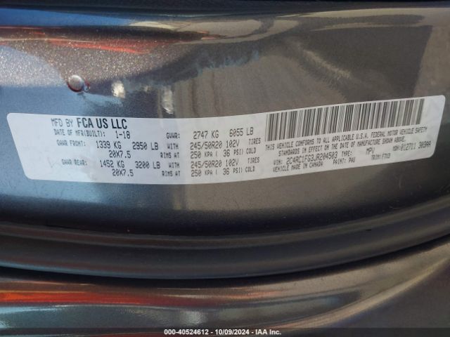 Photo 8 VIN: 2C4RC1FG3JR204503 - CHRYSLER PACIFICA 