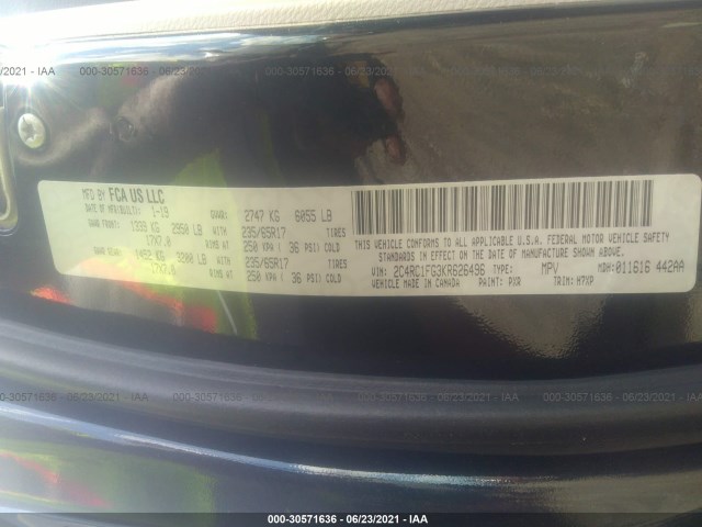 Photo 8 VIN: 2C4RC1FG3KR626496 - CHRYSLER PACIFICA 