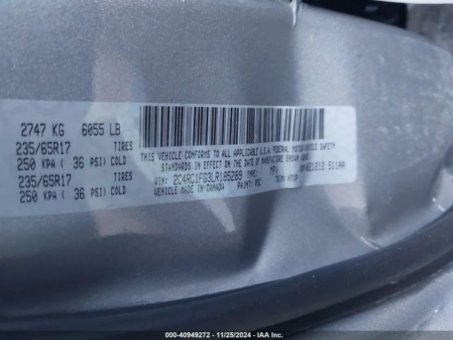 Photo 8 VIN: 2C4RC1FG3LR185289 - CHRYSLER PACIFICA 