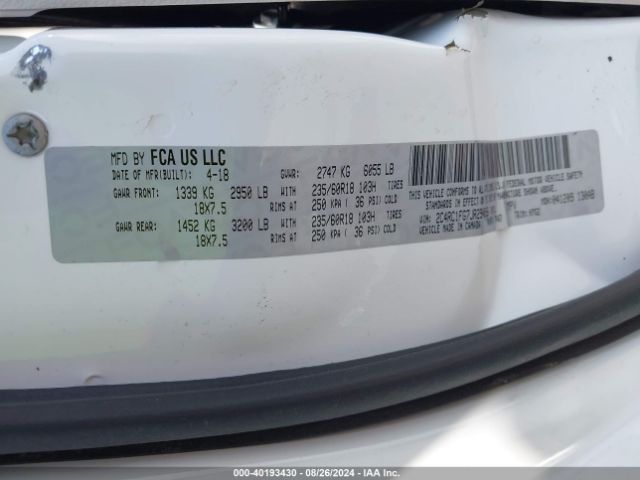 Photo 8 VIN: 2C4RC1FG75R294996 - CHRYSLER PACIFICA 